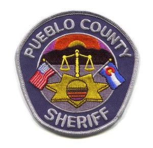 PATCH COLORADO PUEBLO COUNTY SHERIFF SHERIFFS OFFICE POLICE DEPT. SO - Bild 1 von 1