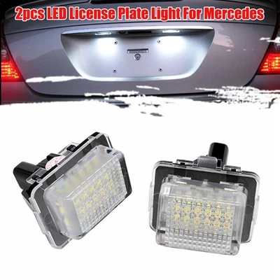 Luz de matrícula LED E4 para Mercedes Benz Clase SL W231 R231 2013-2020 Foto 1 de 4