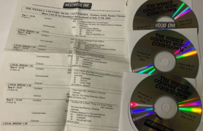 7/17/04 WEEKLY TOP 30 COUNTRY COUNTDOWN,CO-HOST KENNY CHESNEY; JEFF BATES - Image 1 of 2