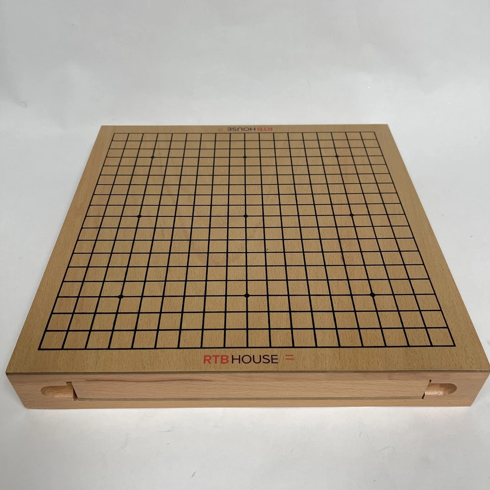 RTB House GO Game Wooden with Drawers White Black Chips with Instructions - Image 1 of 4