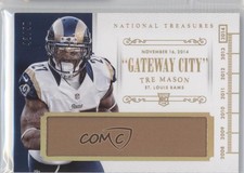 2014 Panini National Treasures Team Nicknames Prime /50 Tre Mason Rookie RC