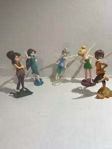 Disney Tinkerbell Fairy Playset Figures Now 5 Pieces - Picture 1 of 4