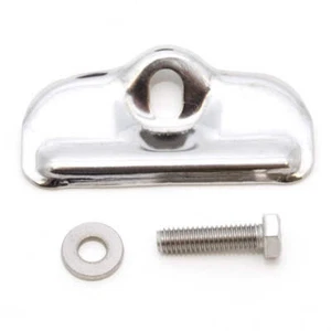 Abrazadera de bandeja de batería Rugged Ridge 11132.03 acero inoxidable; para Jeep 76-86 - Imagen 1 de 2