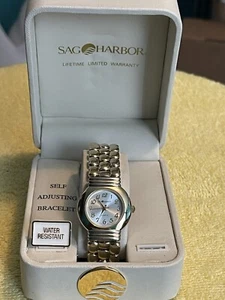 Sag Harbor Watch Women Stainless Steel Silver (needs Battery) - Picture 1 of 7