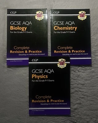 CGP GCSE AQA Biology, Chemistry, Physics Bundle - Image 1 of 4