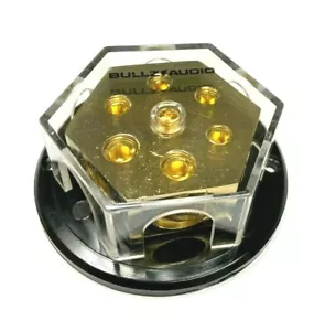 0 Gauge Input Distribution Block 4/8 GA Output Car Audio 1/0 AWG 12 VOLT Power - Picture 1 of 2