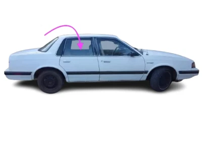 Подходит для: 1989-1996 Buick Century, Cutlass Ciera, Pontiac 6000 заднее правое дверное стекло - Изображение 1 из 4