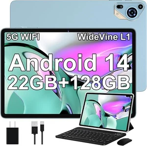 Tablet 10 P Android 14 22 GB RAM L1 5G Wi-Fi GPS 8000 mAh 8 Cores 2.0 GHz, 5MP - Imagen 1 de 7