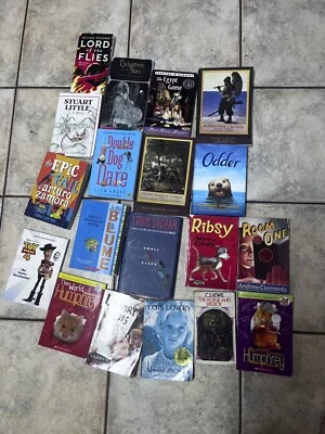 Grade school Book Lot Scholastic Youth Chapter Books Young Adult 19 Books - Image 1 of 4