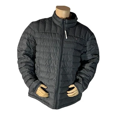 Tommy Hilfiger gray mens packable down jacket size 2XL - Image 1 of 4