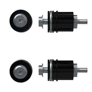 Genuine Indian Motorcycles Saddlebag Mounting Spools Chief Sport Dark Horse - Foto 1 di 1