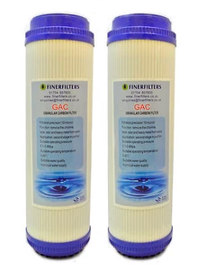 10" GAC Filter Cartridges Drop-In for Reverse Osmosis Filter Housings (2-Pack) - Picture 1 of 5