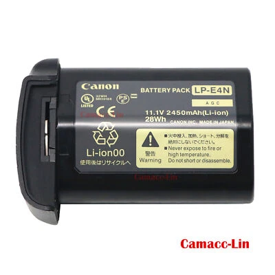 Batería Original Canon LP-E4N Para Cámara Canon EOS 1D Mark III 1DX 1DX2 1D3 1D4 Foto 1 de 4