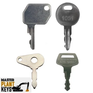 Dumper Truck / Plant Master Key Set / Most Common Keys x 4 + FAST FREE POST ! - Picture 1 of 2