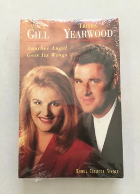 Vince Gill & Trisha Yearwood Another Angel Gets It's Wings  Cassette Single   - Image 1 of 3
