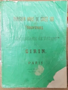 LE PARISIEN HORS DE CHEZ LUI Souvenirs et Impressions de voyage/ Girin/ 1854 - Imagen 1 de 7