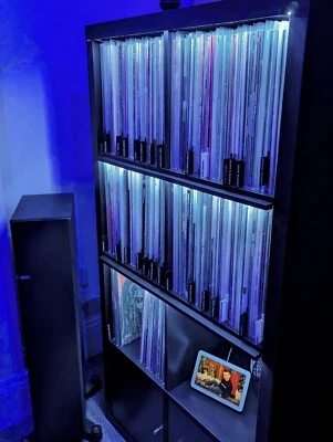 LED Lighting Strip Housing For IKEA Kallax. Vinyl Record LP Collection Display. - Image 1 of 4