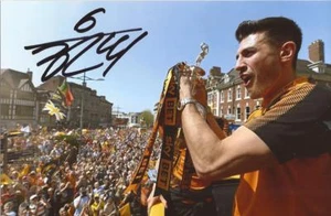 WOLVES: DANNY BATTH SIGNED CHAMPIONSHIP TROPHY CELEBRATION PHOTO+COA - Picture 1 of 1