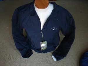 New Napa Golf Course Mens Weatherproof Fleece Lined Jacket Size Medium Navy Blue - Picture 1 of 5