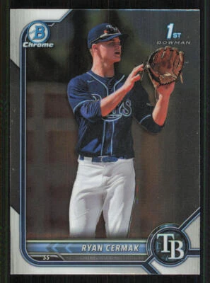2022 Bowman Chrome Draft #BDC81 Ryan Cermak - Image 1 of 2