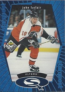 JOHN LECLAIR - UD Choice 1998-99 - Starquest Blue # SQ15 - Philadelphia Flyers