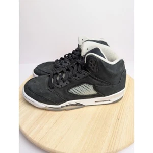 Air Jordan 5 Oreo Moonlight Talla 7Y Juvenil GS Negro Blanco Tenis Mujer 8.5 - Imagen 1 de 12