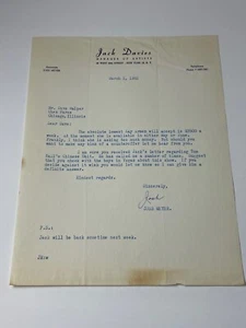 1952 KAY ARMEN SINGER Management letter vintage nightclub - Picture 1 of 2