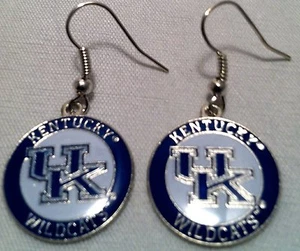 Orecchini pendenti stile cerchio Kentucky Wildcats - Foto 1 di 2