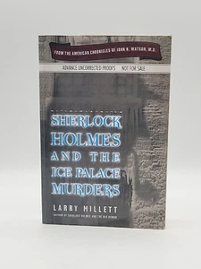 Sherlock Holmes and The Ice Palace Murders Paperback ARC Larry Millet - Picture 1 of 12