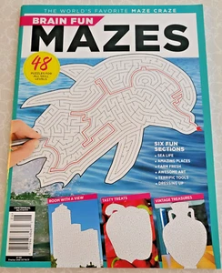 Labyrinthe - Gehirn Spaß - 48 Puzzles für alle Könnerstufen - 6 Abschnitte - mit Antwortschlüssel - Bild 1 von 21