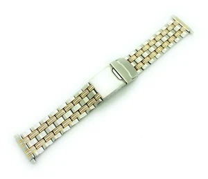 LOTE DE 10 PIEZAS AL POR MAYOR 18 mm 20 mm 22 mm Speidel Oro Plata Correa de Reloj de Acero Inoxidable - Imagen 1 de 5