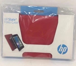 NEW E3F48AA HP Slate 7" 2800 2801 Folio Case Model - Red - Protective Sleeve - Picture 1 of 2