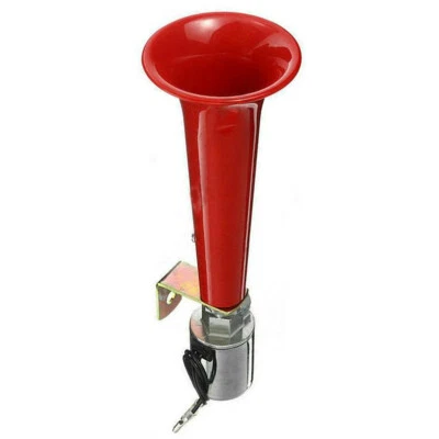 Single Trumpet Air Horn 180DB Accessories Plastic Red For Car Truck Boat Marine  - Изображение 1 из 4