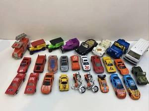 Vintage 1980s 1990s hotwheels etc bulk car lot Of 27 Diecast assorted lot - Picture 1 of 14