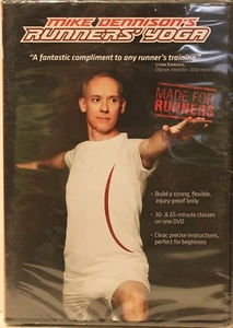 NEW Mike Dennison's Runners' Yoga workout fitness exercise DVD strength running - Imagen 1 de 3