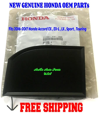 NEW Genuine 16-17 Honda Accord 2016-2017 Front Bumper LOWER GRILLE Radar Cover Foto 1 de 4