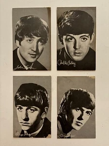 Beatle Penny Arcade Cards, Black & White w fun facts on the back, 3 3/8"x5 3/8" - Picture 1 of 4