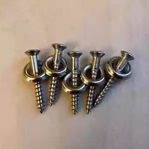 x5 modern Repro 1970’s domed head posidriv Hiwatt spec amp back panel screws - Picture 1 of 4