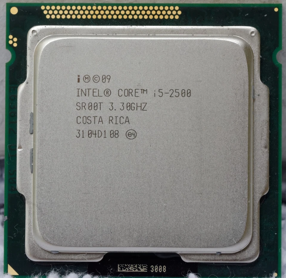 Intel I5-2500 3.3ghz Quad Core Socket 1155 CPU  - Image 1 of 1