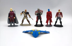 LOTTO 6 MINI FIGURE PERSONAGGI  I GUARDIANI DELLA GALASSIA MARVEL - Foto 1 di 3