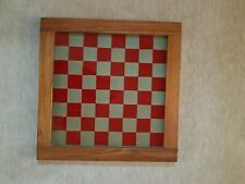 Schach bzw. Mühlefeldspiel / mit Holzumrandung/ ca. 40 x 40 cm /gebraucht