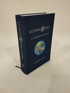 Luther Bibel, m. Glasfenstern von Marc Chagall, 02.2017, sehr guter Zustand - Bild 1 von 5