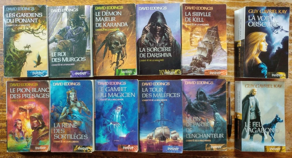 FANTASY David EDDINGS La BELGARIADE T 1 à 5 - La MALLOREE T 1,2,3,4,5 -G. G. KAY - Photo 1/4