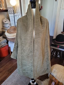 Max Mara Oversized Olive Color Coat Italy - Picture 1 of 5