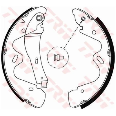 TRW Bremsbackensatz hinten 440609X129 | 576819 - Bild 1 von 3