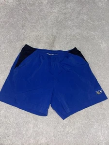 womens mountain hardwear shorts blue lined Small Athletic - Picture 1 of 12