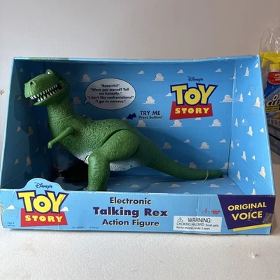 Figura de acción Toy Story Electronic Talking Rex 1995 de colección Foto 1 de 4