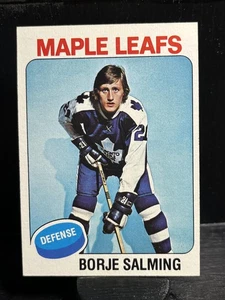 Borje Salming #283 1975-76 Topps Toronto Maple Leafs - Imagen 1 de 2