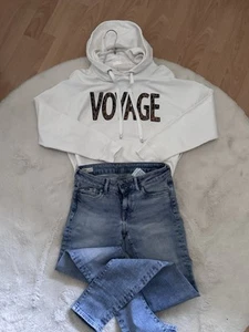 Pepe Jeans Pixi 25/32+Rich&Royal Hoodie Weiß Gr. S - Bild 1 von 7