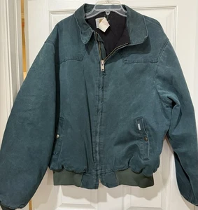Chaqueta Carhartt Vintage Años 90 Para Hombre XL Verde Hunter JQ1643 Acolchada Ropa de Trabajo RARA - Imagen 1 de 8